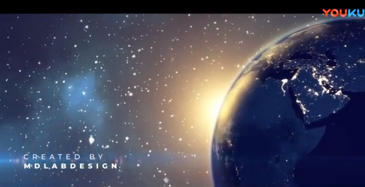 AE模板-三维地球文字标题宣传片展示